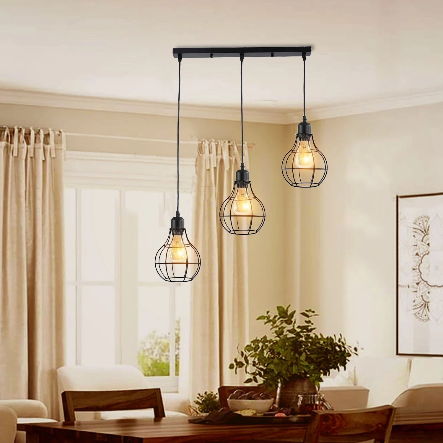 Vintage Wire Cage Pendant Lights - Vintagelite