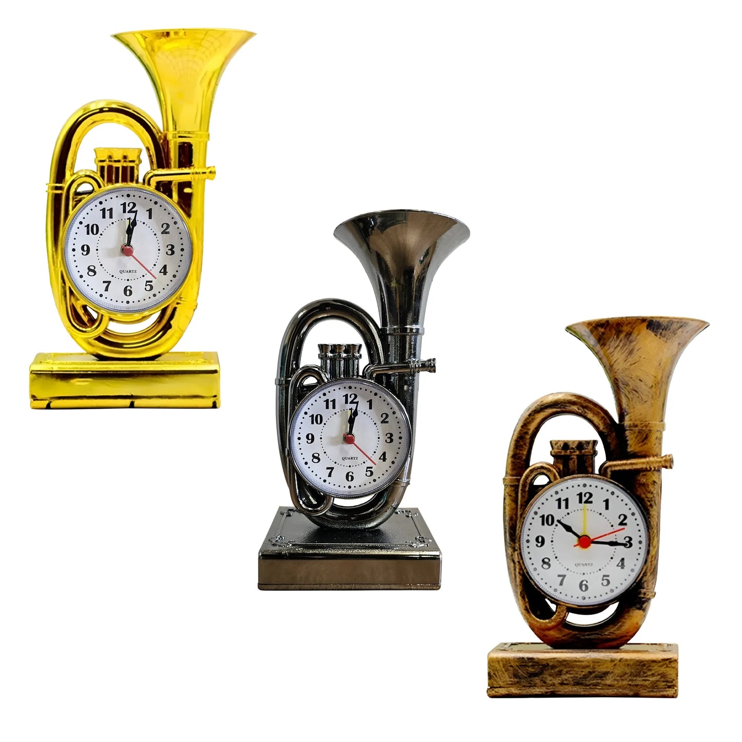 Table Trumpet Alarm Clock for Home Bedroom~3808