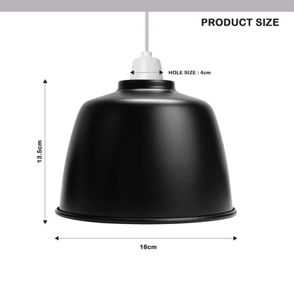 Modern Metal Dome Shape Lampshade Easy Fit Fixture for Bedroom ~ 3738