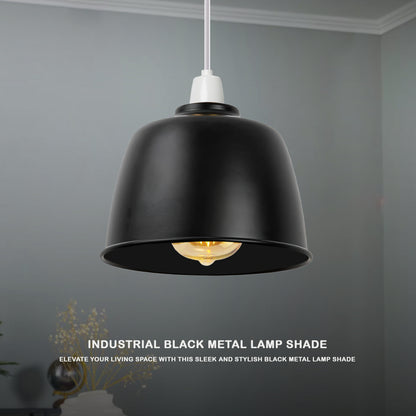 Modern Metal Dome Shape Lampshade Easy Fit Fixture for Bedroom ~ 3738