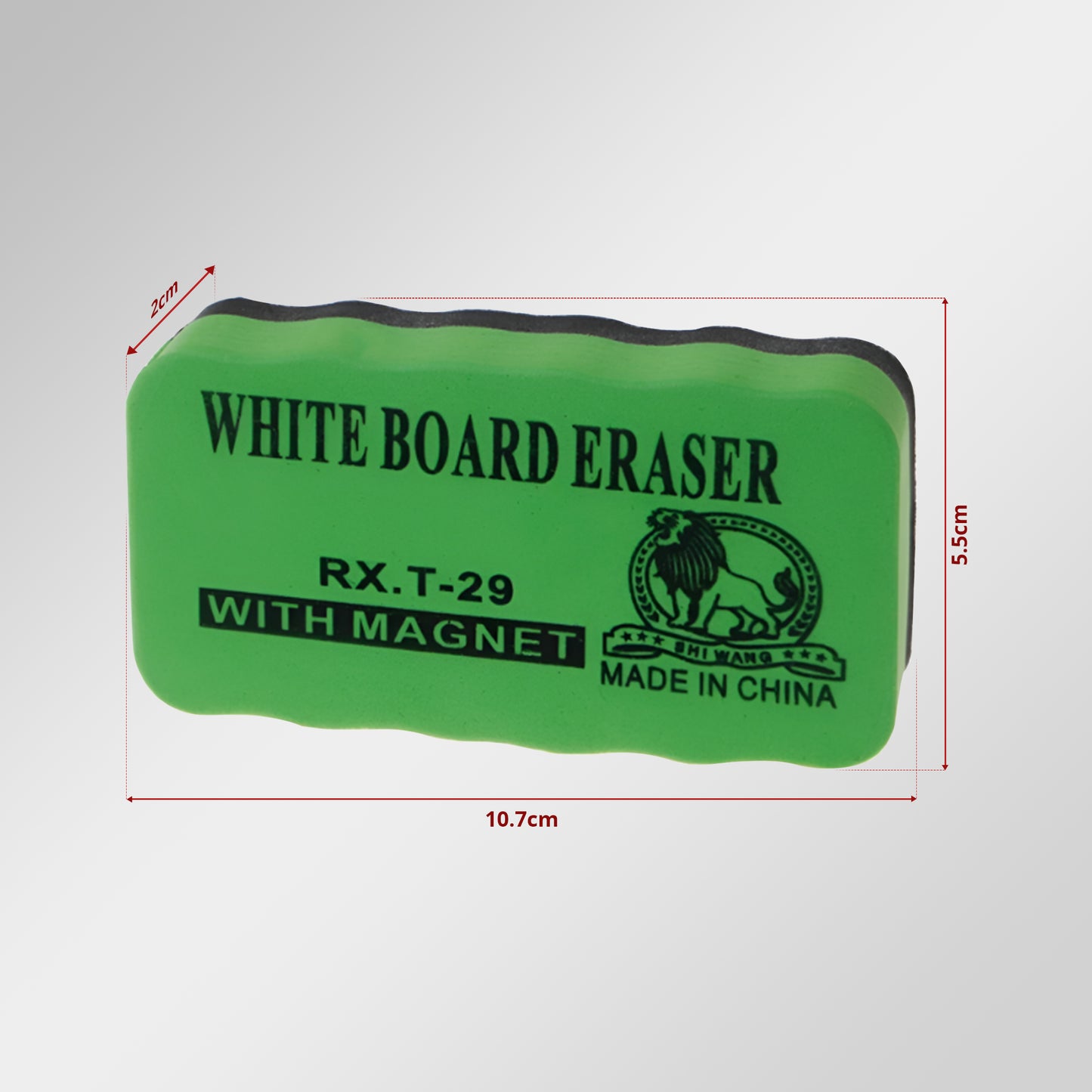 Modern Whiteboard Dry Eraser with Thick Felt Pad Magnetic ~3710