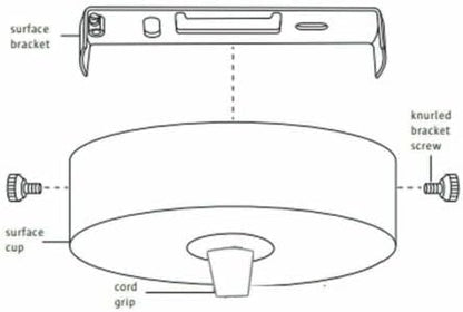 Lighting Fixture Plate Bracket Fitting Accessories Set~3770