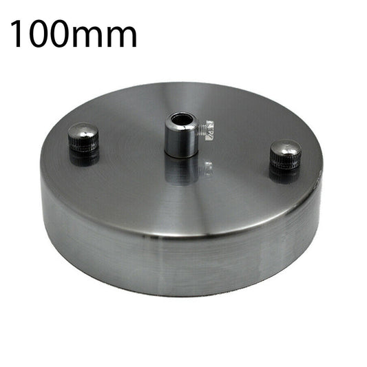 100mm Front Fitting Hook Ring Ceiling Rose Single Point Drop Outlet Plate ~ 1183