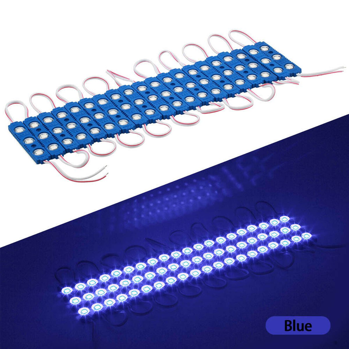 10PCS SMD Injection LED Module IP67 DC12V LED Lamp Chip~2643