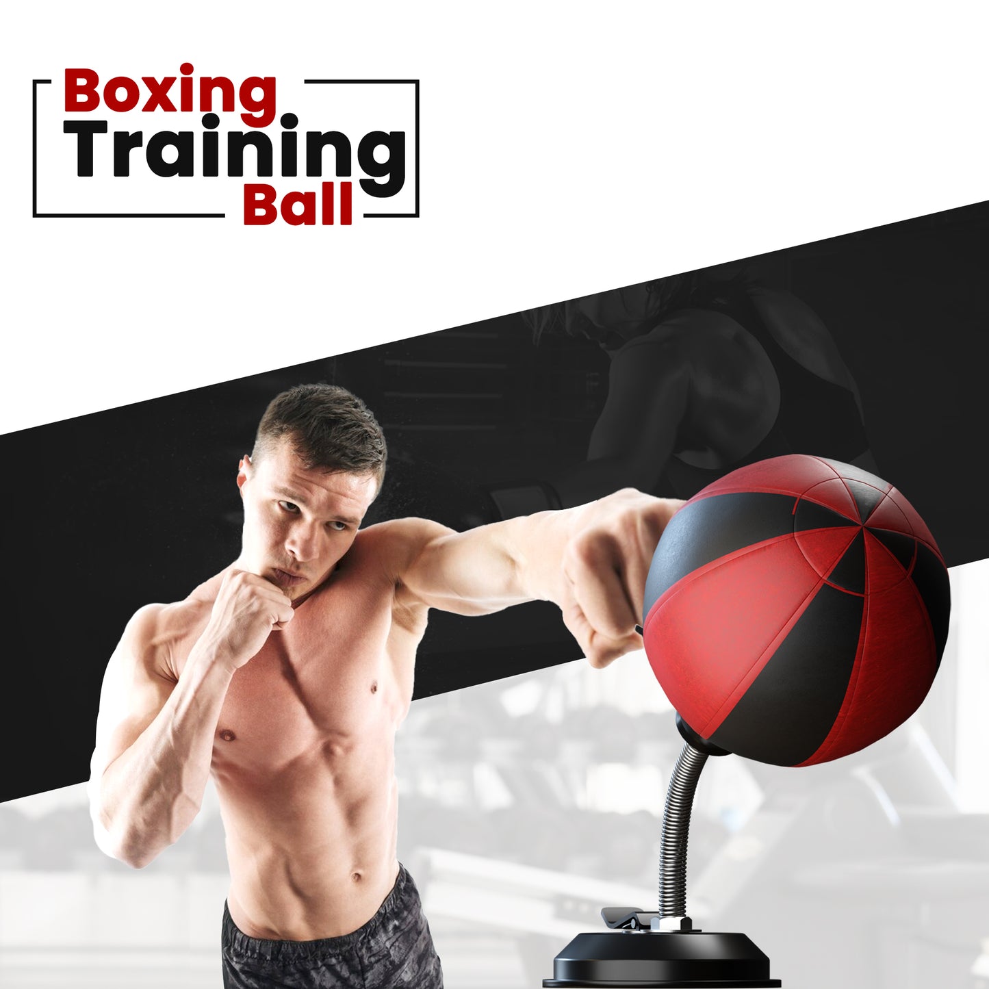 Stress Release Desktop Punching Ball Boxing Bag with Suction Cup~3720