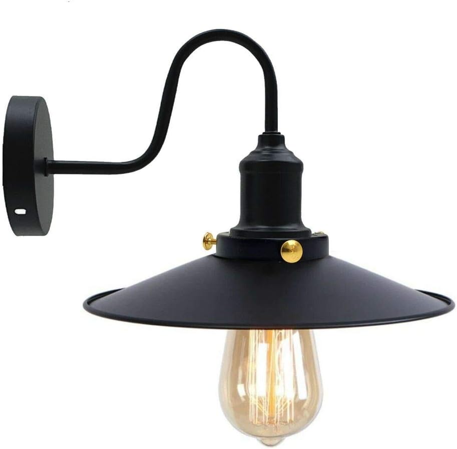 Vintage Retro Industrial Wall Light Shade Metal Lampshade Sconce Wall Lights~3767