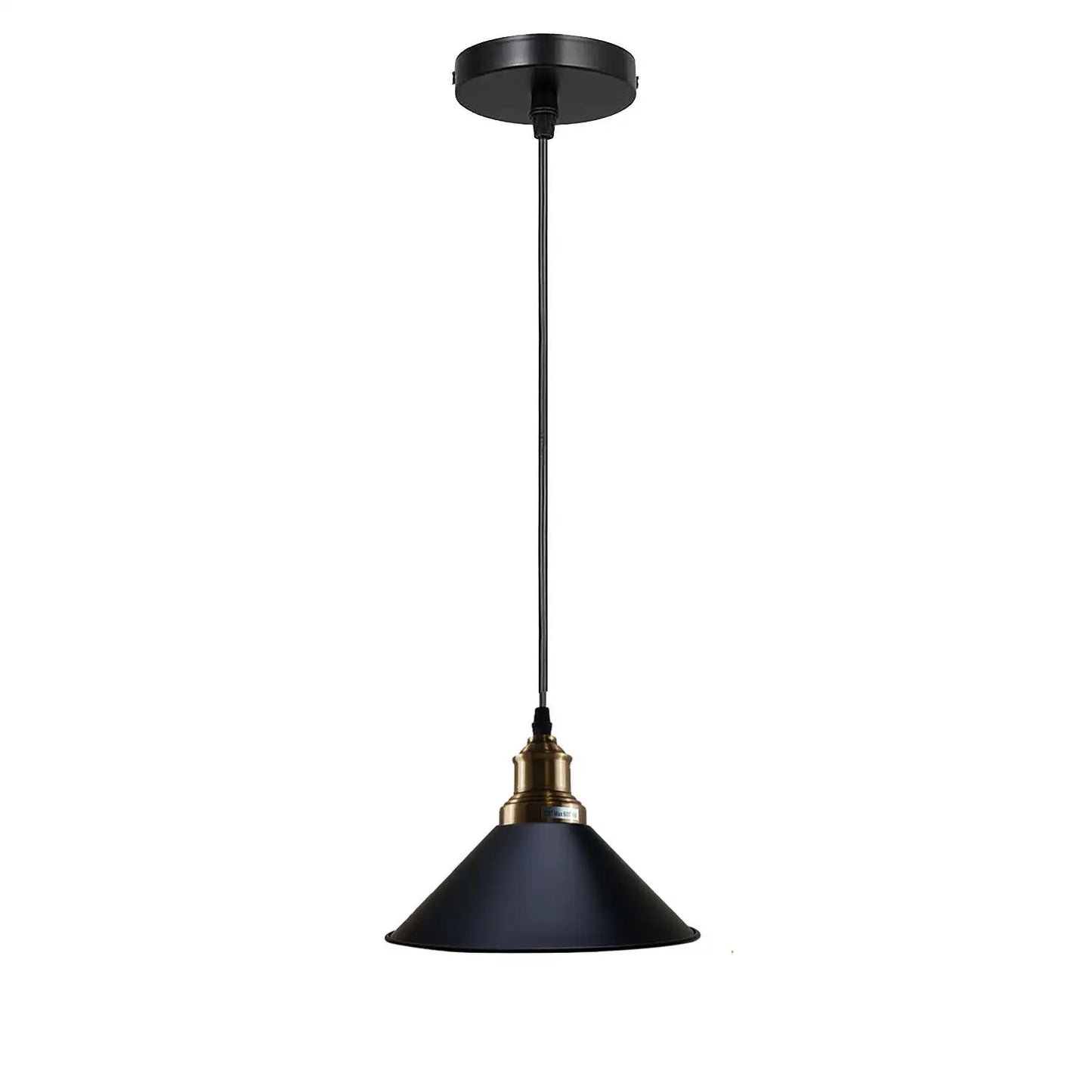 3 Head  Black Idustrial Hanging Pendant Light~3774