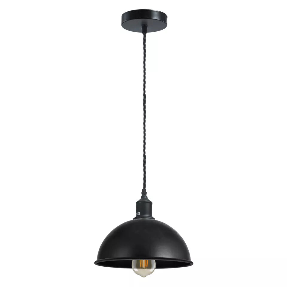 Industrial Metal dome shade E27 Ceiling Pendant lighting~3814