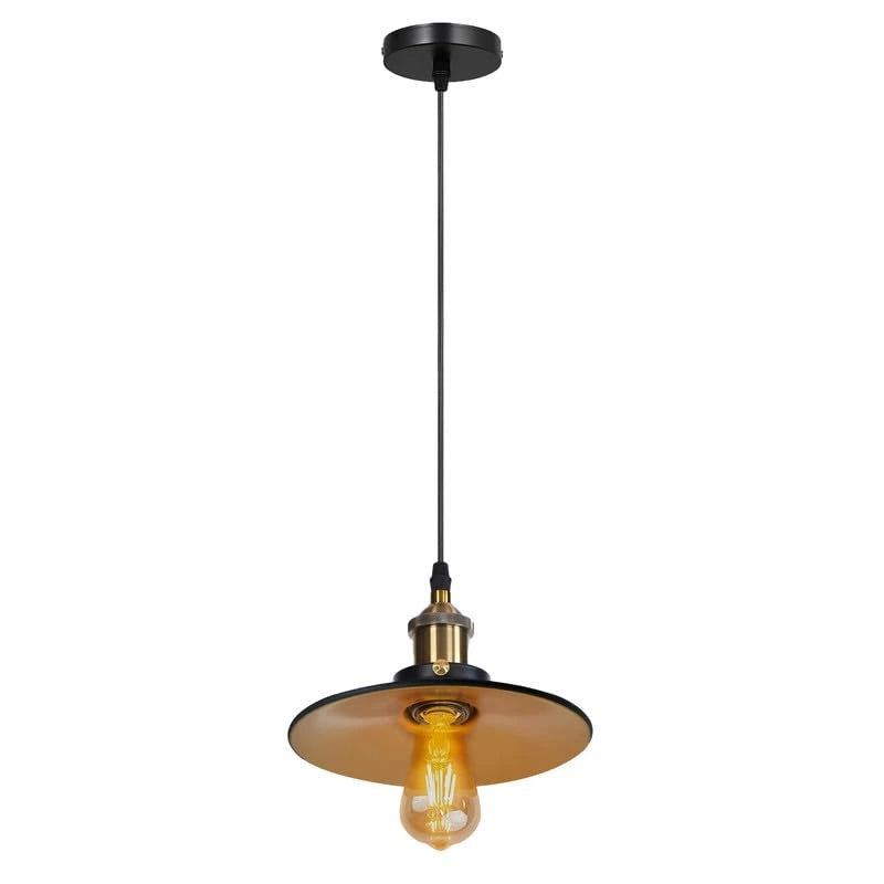 Industrial Vintage Pendant Light, E27 Metal Shade for Home & Cafe~3833