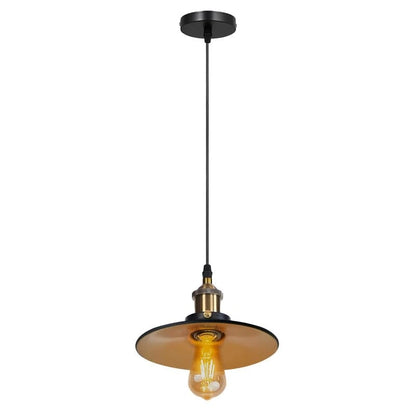 Industrial Vintage Pendant Light, E27 Metal Shade for Home & Cafe~3833