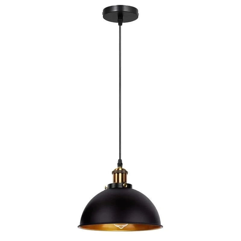 Industrial Vintage Pendant Light, E27 Metal Shade for Home & Cafe~3833