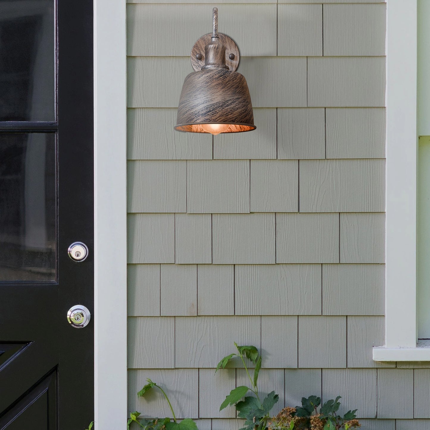 Industrial Outdoor Waterproof Bell Shape Metal Wall Light ~3746