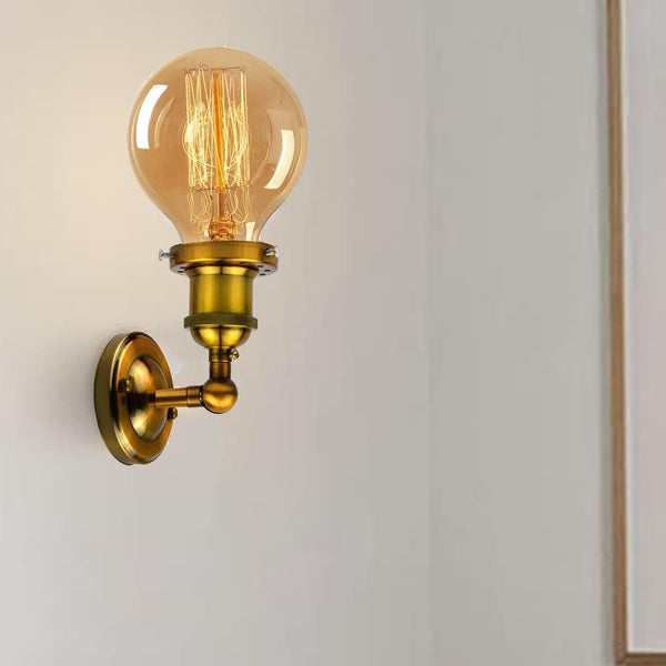 Industrial Sconce E27  Edison Wall Loft Retro Lamp Light Holder Set ~3708