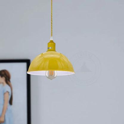 Industrial Metal dome shade E27 Ceiling Pendant lighting~3814