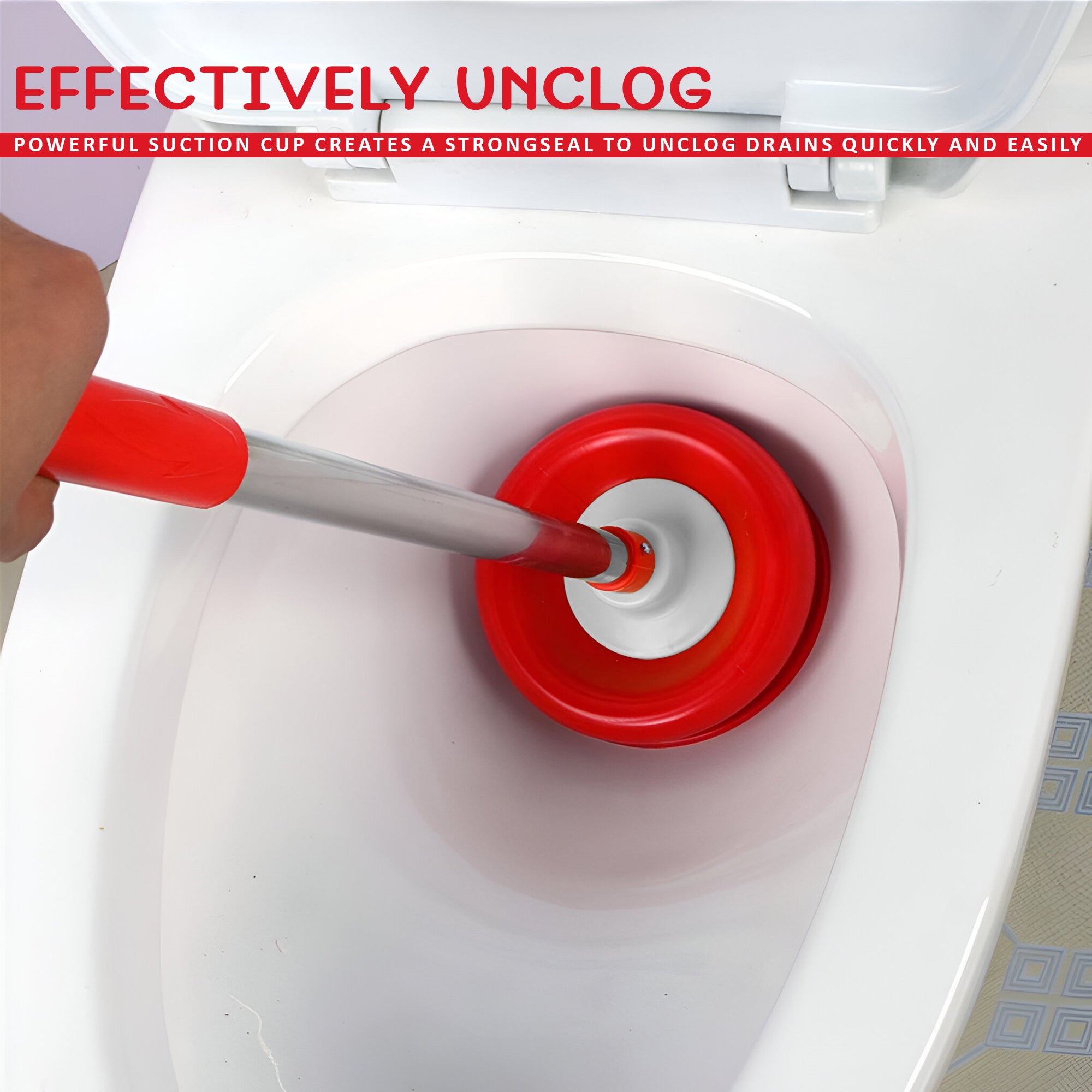 How to unclog toilet with plunger online
