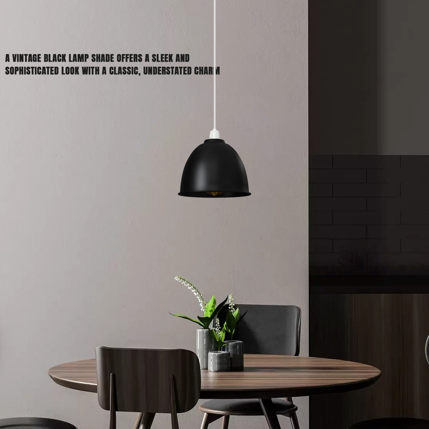 Modern Metal Dome Shape Lampshade Easy Fit Fixture for Bedroom ~ 3738