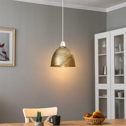 Modern Metal Dome Shape Lampshade Easy Fit Fixture for Bedroom ~ 3738