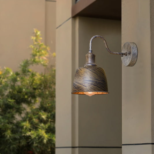 Industrial Outdoor Waterproof Bell Shape Metal Wall Light ~3746