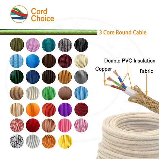 fabric lighting cable