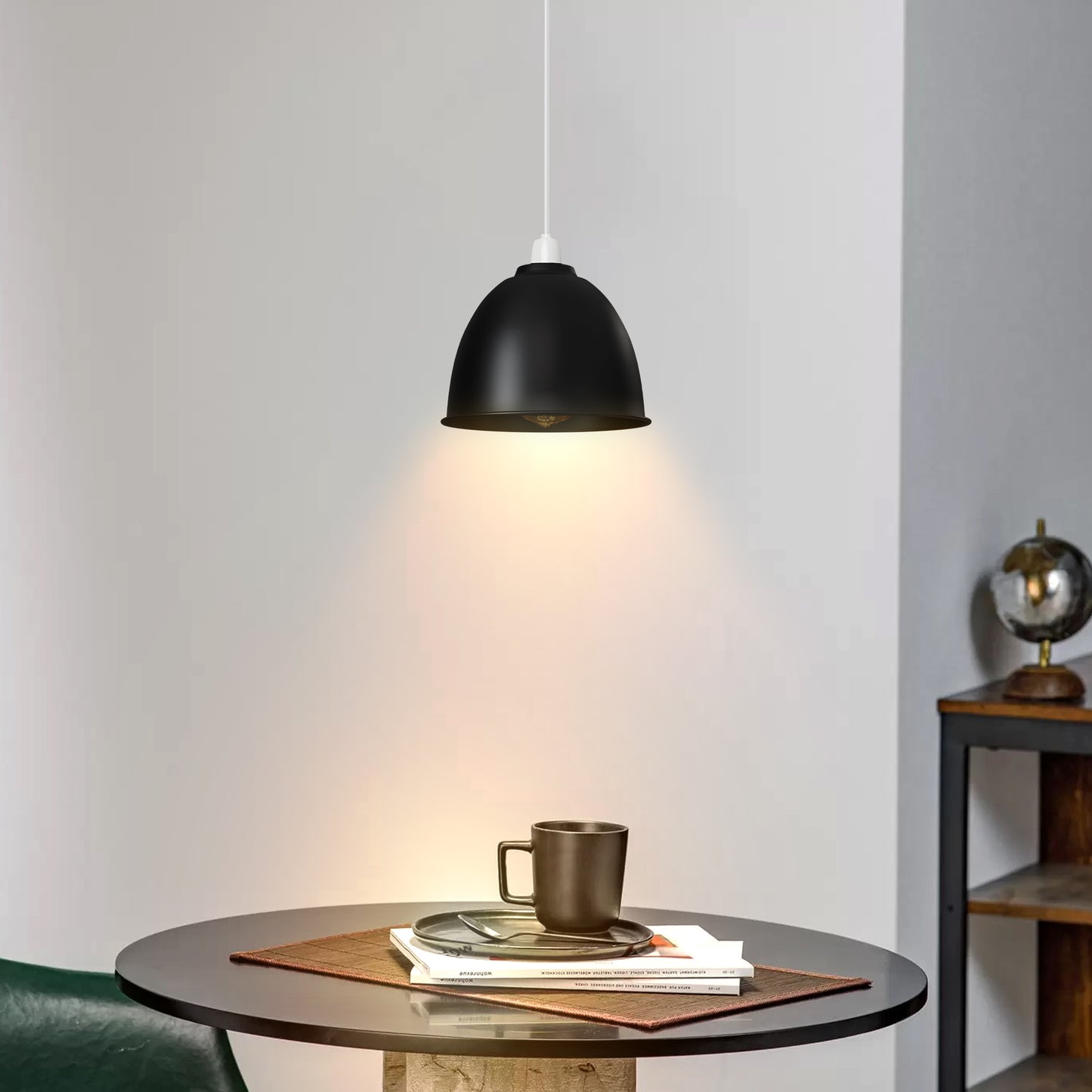 Modern Metal Dome Shape Lampshade Easy Fit Fixture for Bedroom ~ 3738