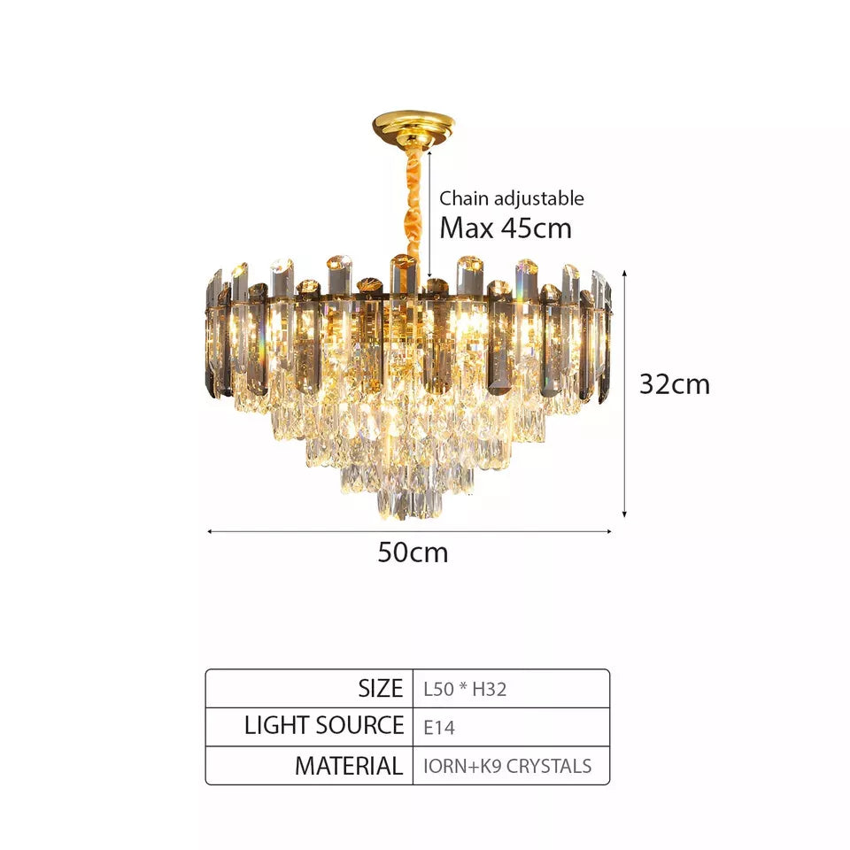 50mm chandelier lights