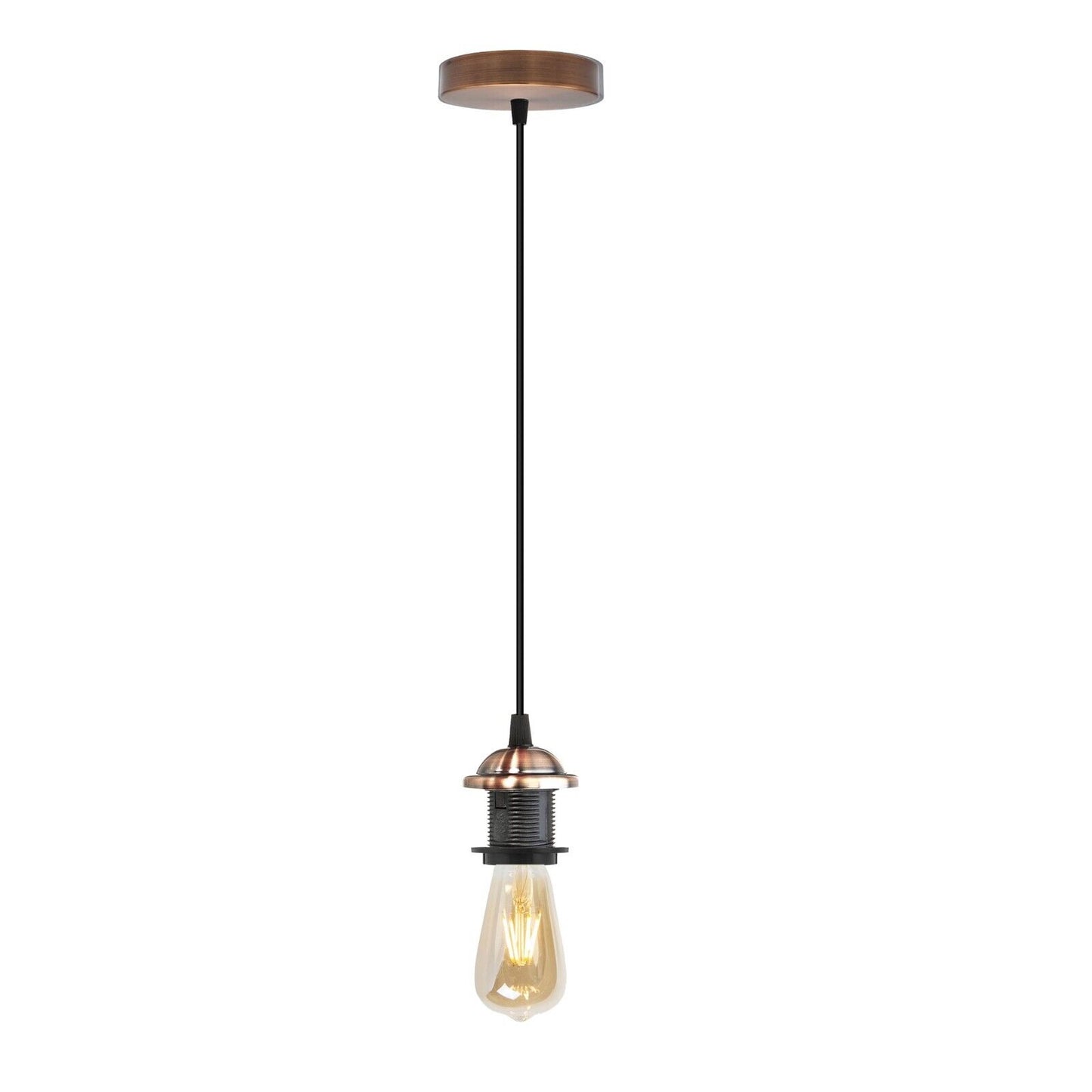 Industrial E27 Lamp holder Adjustable pendant light Fixture~3830