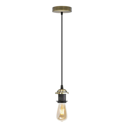 Industrial E27 Lamp holder Adjustable pendant light Fixture~3830