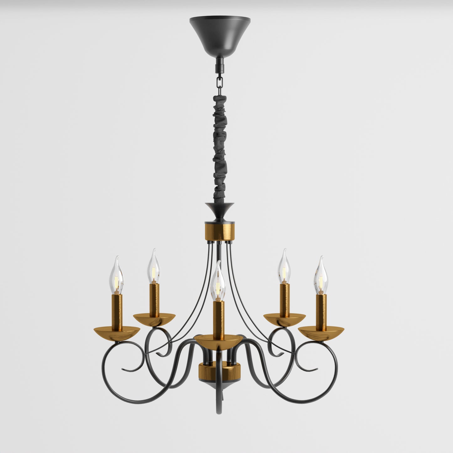 5 arm chandelier lights