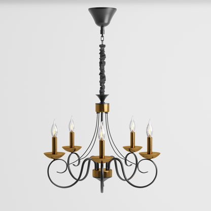 5 arm chandelier lights