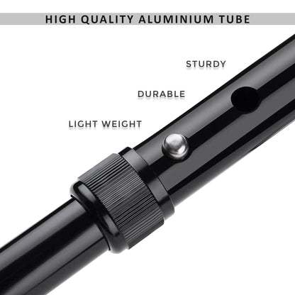 Tripod Base Walking Aluminium Tube with LED headlight Stick ~3660