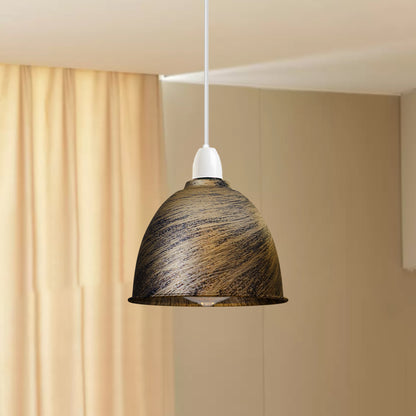 Modern Metal Dome Shape Lampshade Easy Fit Fixture for Bedroom ~ 3738