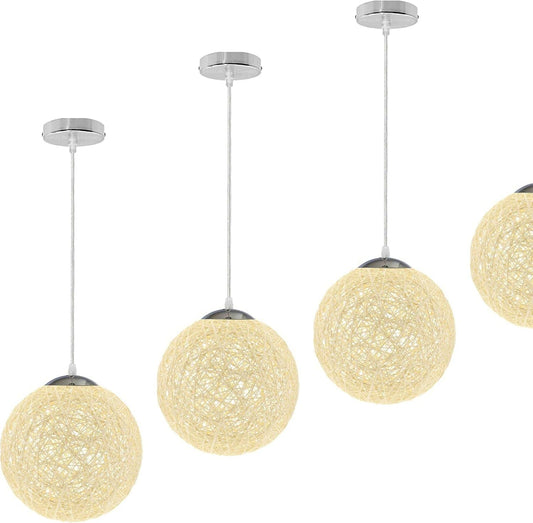 Modern Rattan Pendant Lamp Woven Ceiling Pendant Light~3816