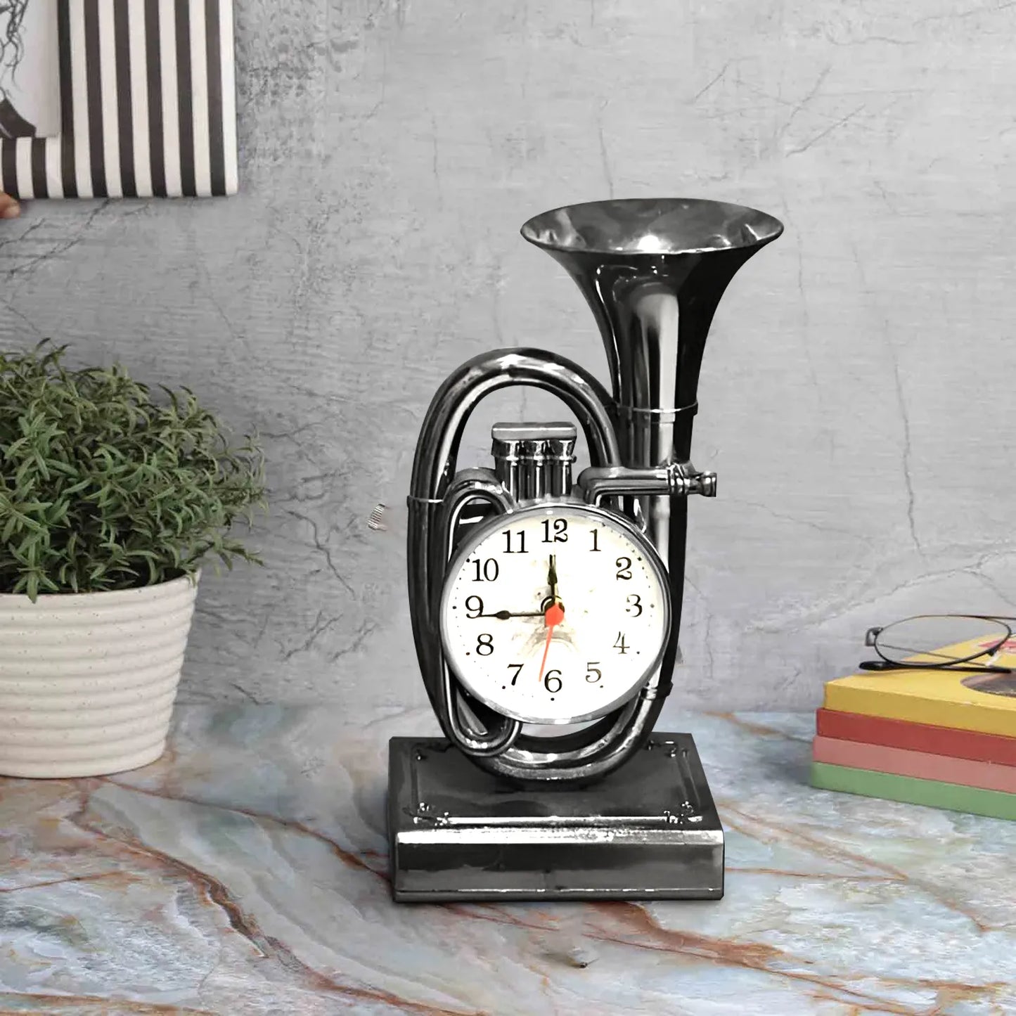 Table Trumpet Alarm Clock for Home Bedroom~3808