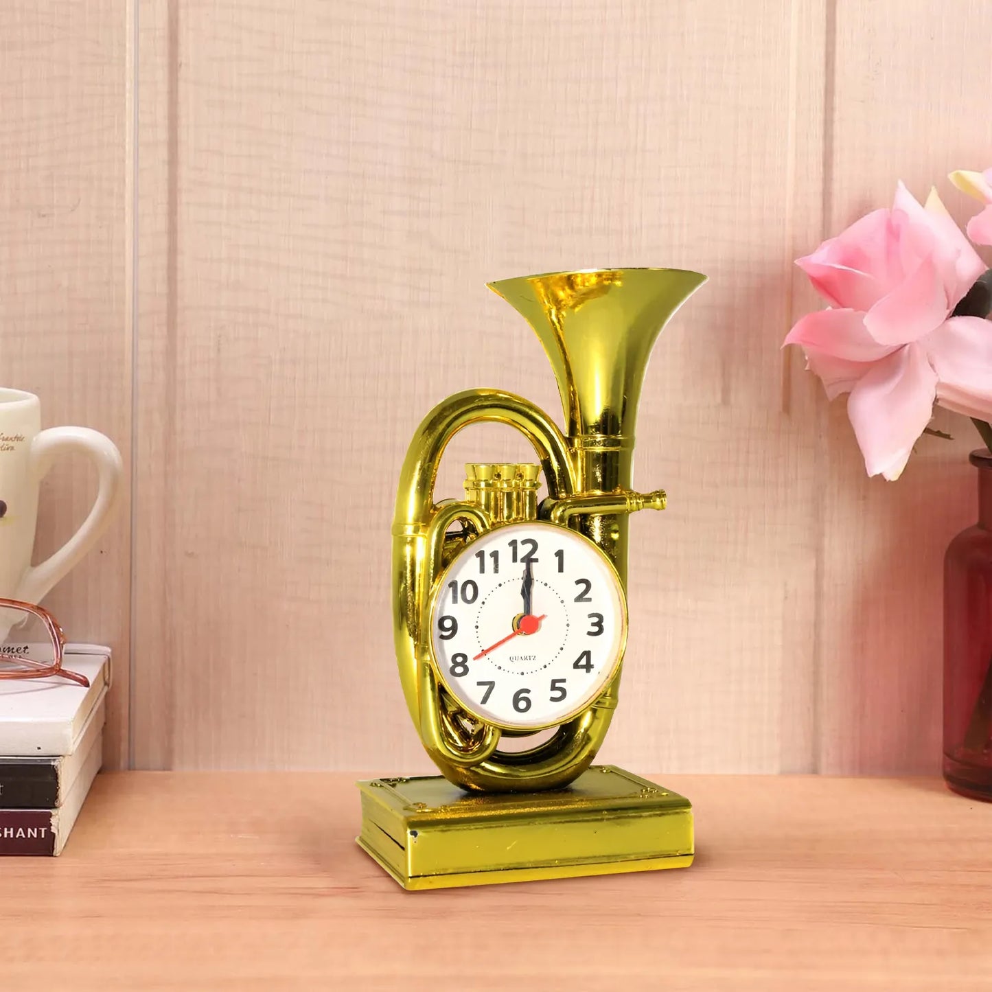 Table Trumpet Alarm Clock for Home Bedroom~3808