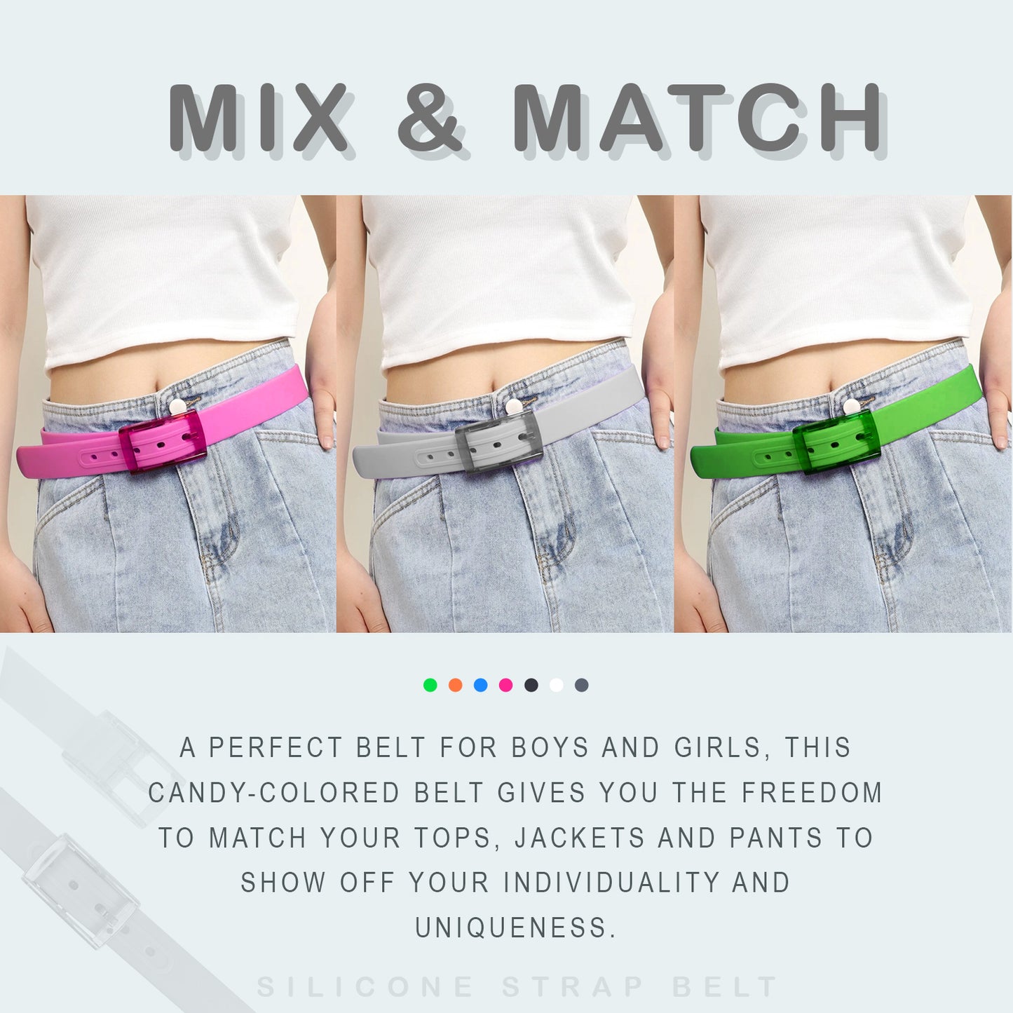 Candy Colour Belt