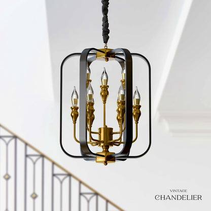 9-candle chandelier light