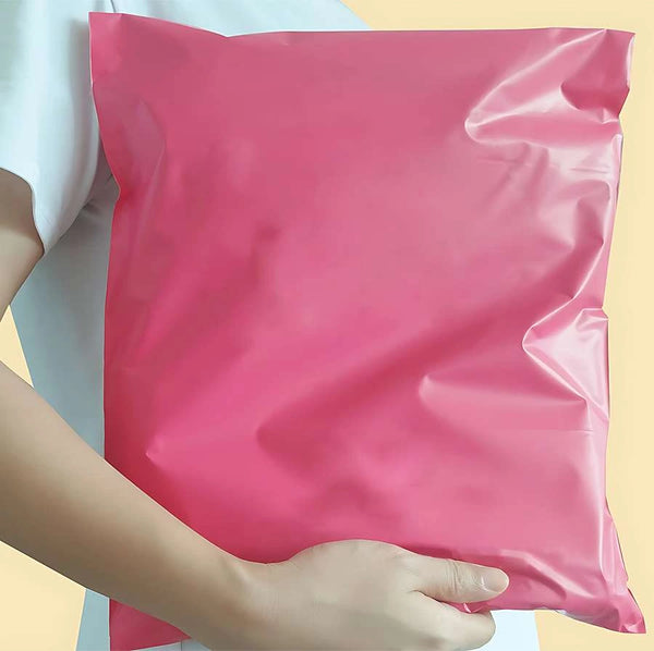 Plastic Pink Mailing Bags