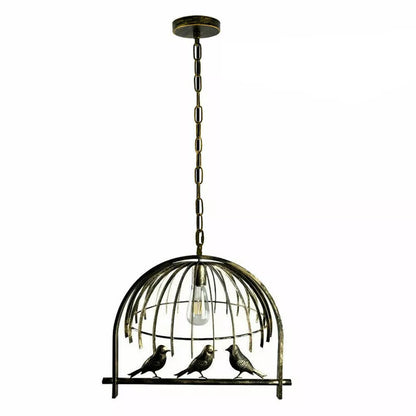 Unique Birdcage Pendant Fixture | Modern Style with Hanging Chain~2101