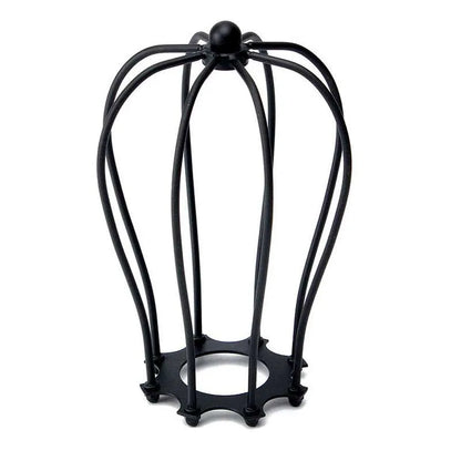 Balloon-shaped Metal Cage lampshade | Black