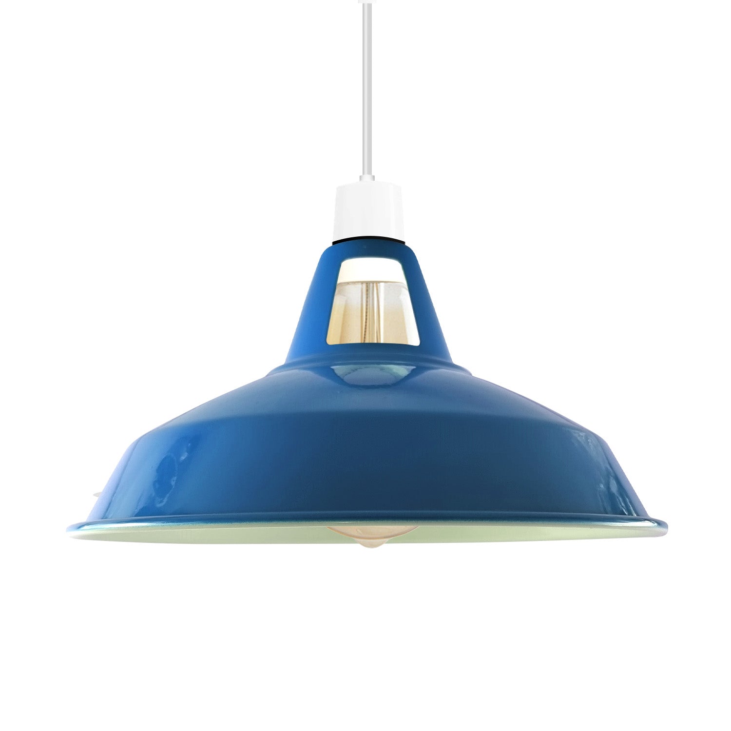 Modern Vintage Pendant Metal Lampshade Barn Light Shades Vintagelite