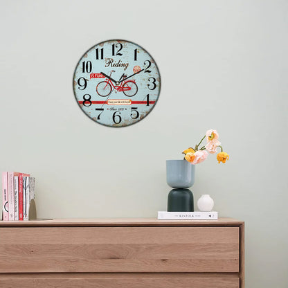 wooden wall clock