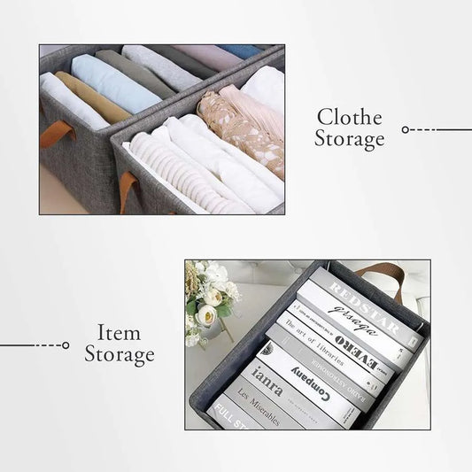 Folding storage boxes fabric