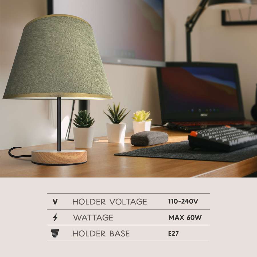 Wattage for deals bedside lamp