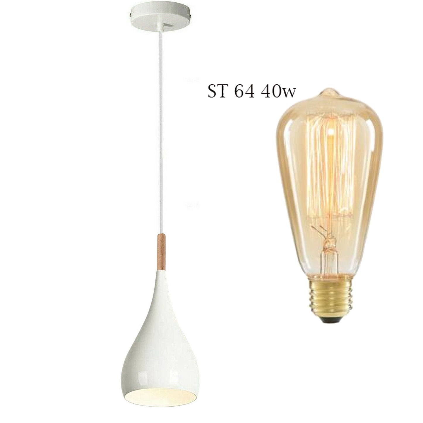 Vintage Industrial New Metal Ceiling Lamp Shade Pendant Light  ~3536