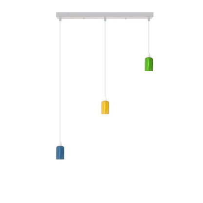 3 Phase Drop Pendant Lights Kit E27 95cm ~3872