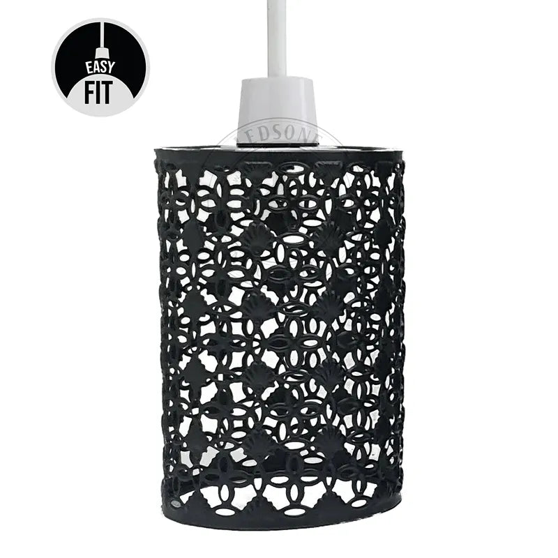 Easy Fit Pendant Light Pattern  | Drum Shade