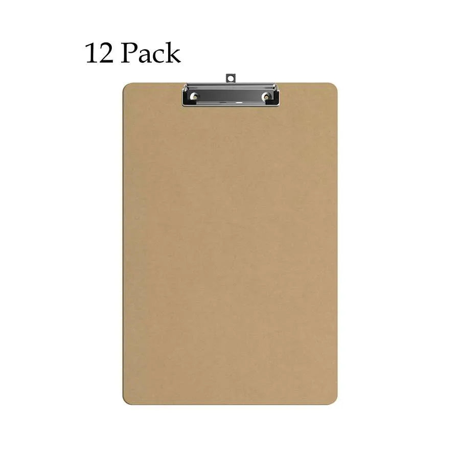 Wooden Hardboard  Metal A4 Size Clipboard For School Office work ~3458