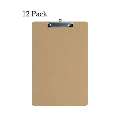 Wooden Hardboard  Metal A4 Size Clipboard For School Office work ~3458