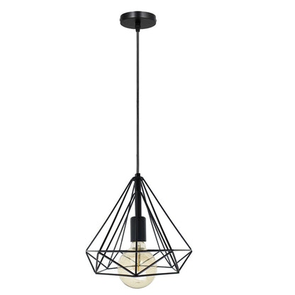  geometric diamond cage ceiling light