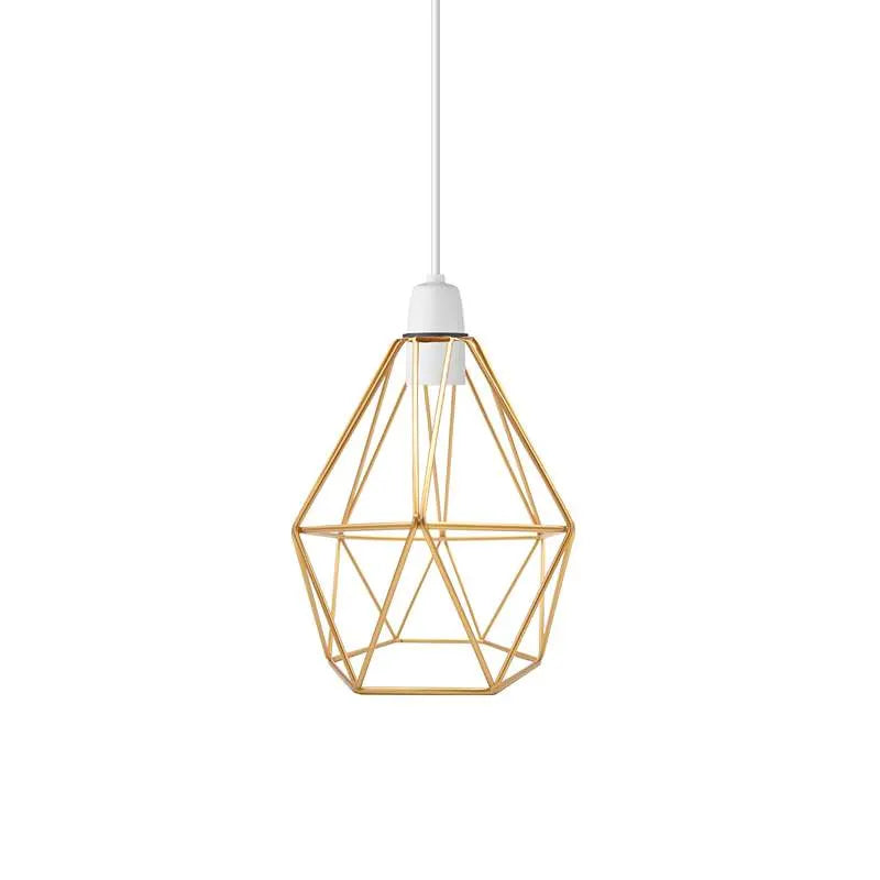 Gold Diamond lampshades for Pendant Lights 